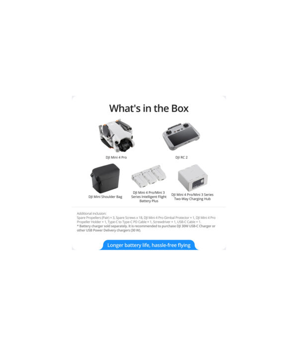 Dji Mini 4 Pro Fly More Combo Plus (Dji RC 2)