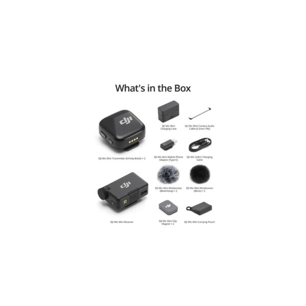 DJI Mic Mini (2 TX + 1 RX + Charging Case)