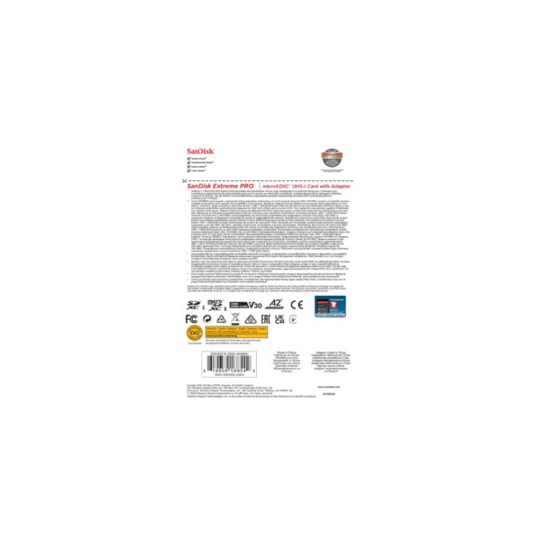 Sandisk Micro SD Extreme Pro 256GB